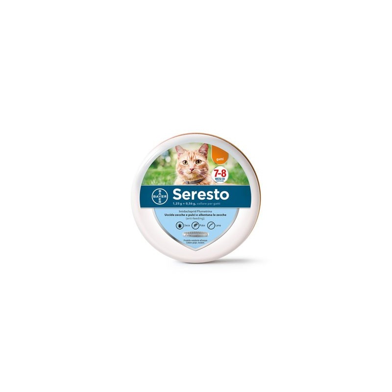 Bayer Elanco Seresto collare per gatti 38 cm collare antiparassitario a partire da 2 CONFEZIONI il prezzo+ sped. scende a € 25,1