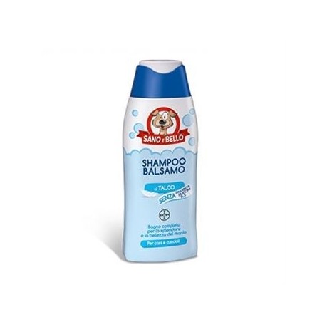 Bayer Shampoo Balsamo per Cani e Gatti Pulizia Delicata e Pelo Morbido