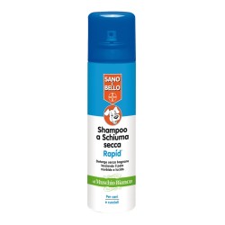 Bayer Shampoo Schiuma Secca Rapid Muschio Bianco 300 ml Pulizia Veloce Senza Acqua