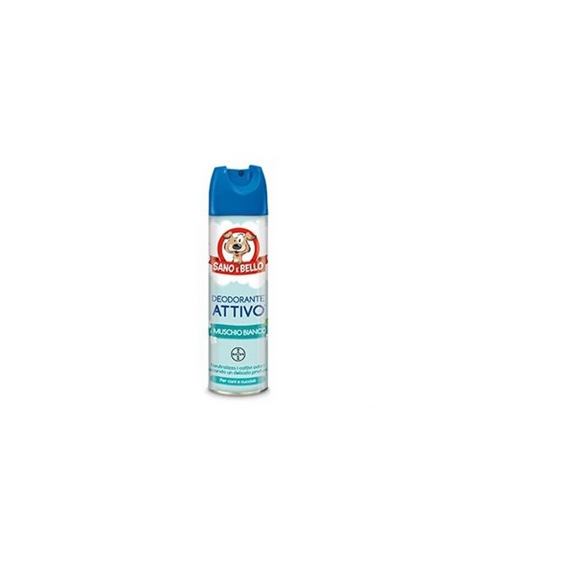 Bayer Deodorante Attivo Muschio Bianco 250 ml Protezione e Freschezza a Lungo