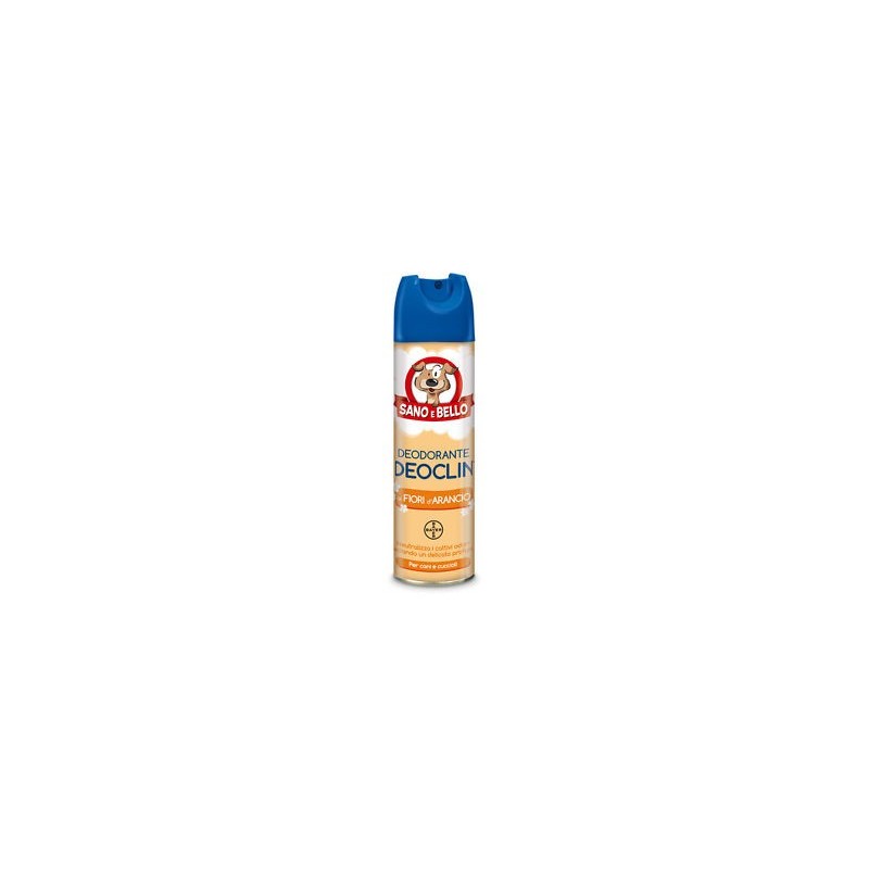 Elanco deodorante assorbiodori per cani Deoclin Fiori d'Arancio 250 ML