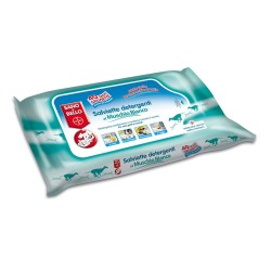 Bayer Salviette Detergenti Muschio Bianco per Cani 50 pz Pulizia Rapida e Freschezza