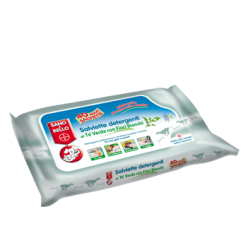 Bayer Salviette Detergenti Tè Verde con Fiori Bianchi per Cani 50 pz Pulizia Rapida e Delicata