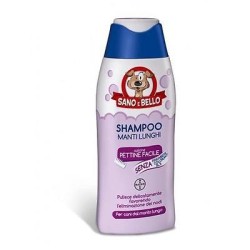 Bayer Shampoo Manti Lunghi 250 ml Pulizia e Cura per Pelo Lungo