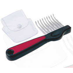 Ferplast GRO 5968 Taglianodi a rastrello con lame in acciaio inox per cani dal pelo medio