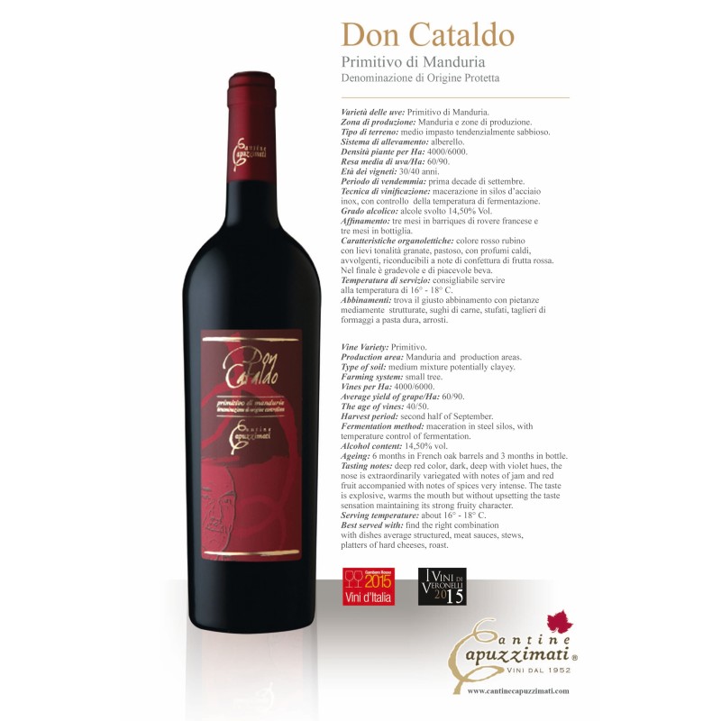 Don Cataldo primitivo di Manduria 75cl