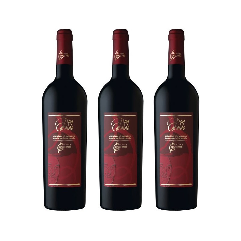 Don Cataldo primitivo di Manduria 75cl conf. da 3 bott.