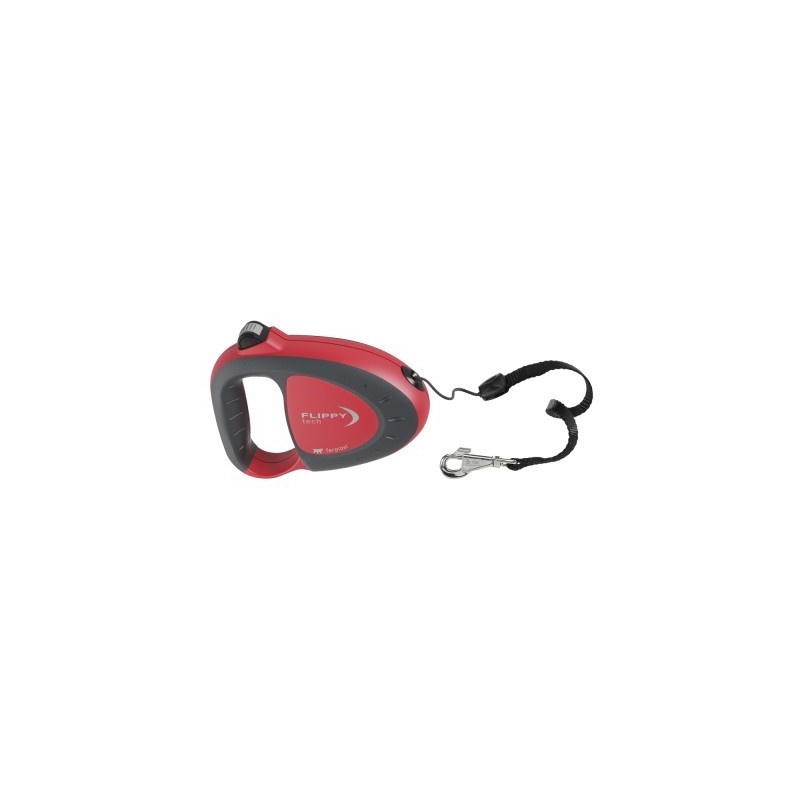 Ferplast guinzagli estensibili FLIPPY TECH CORD S (Rosso)
