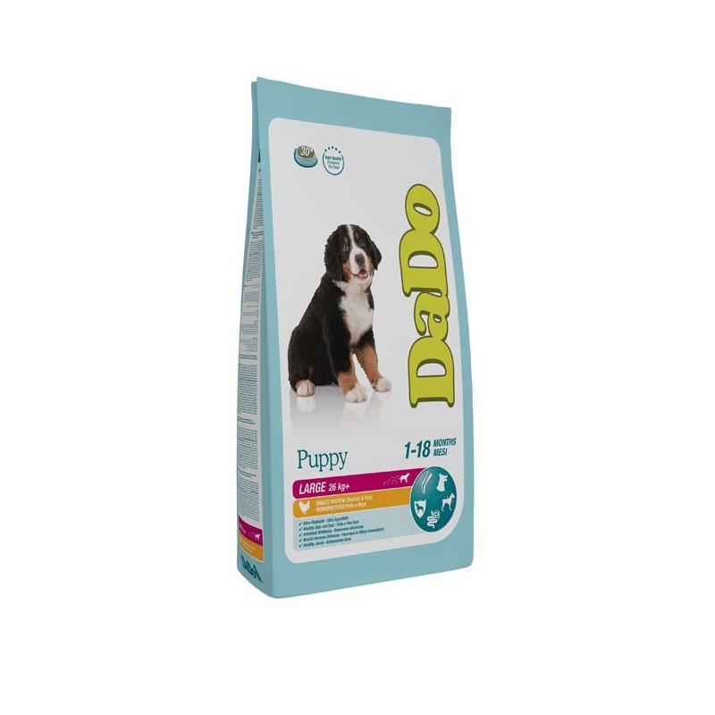 DADO Puppy pollo e riso Large breed 12 da kg