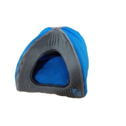 Casetta Igloo per Gatti mis. 35x35x35 Turchese-Griggio