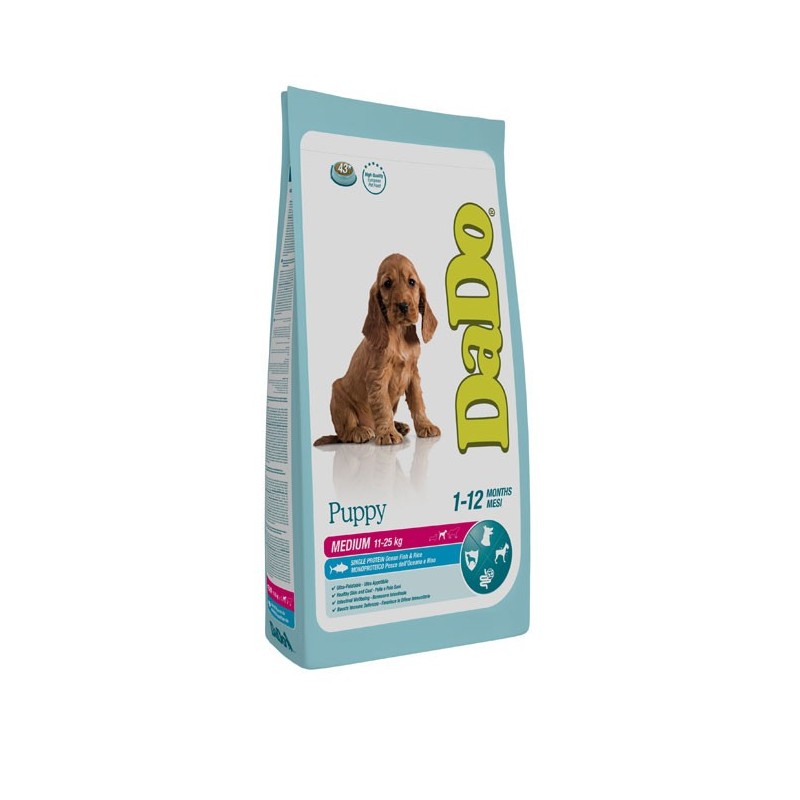 DADO Puppy pesce e riso Medium breed 12 kg
