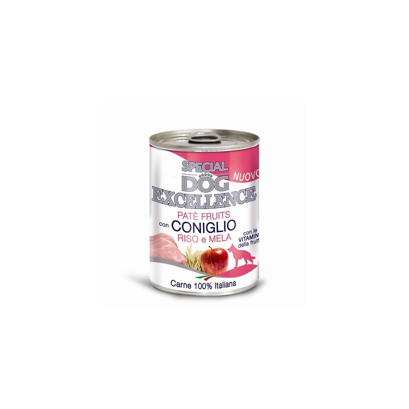 Monge dog fruits Coniglio Riso e mela monoproteico da 400 gr 