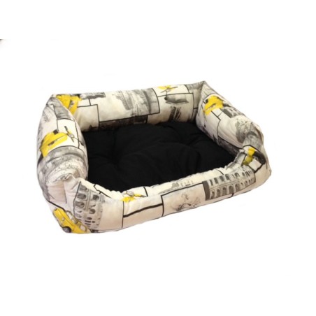 CUCCIA DIVANO VESPA E 500 GIALLA LEO PET 