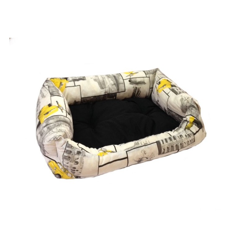 CUCCIA DIVANO VESPA E 500 GIALLA LEO PET 