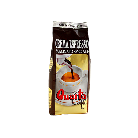 Caffè Quarta Crema Espresso 250 g Miscela Cremosa e Aromatica