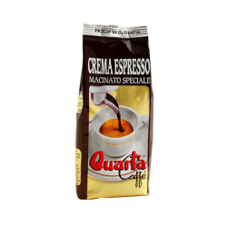 Caffè Quarta Crema Espresso 250 g Miscela Cremosa e Aromatica