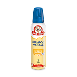 Bayer Shampoo Mousse Pappa Reale per Cuccioli 300 ml Delicato e Nutriente