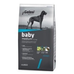 Golosi Baby medium con pollo e riso per cuccioli di taglia media da 1 a 12 mesi da kg 12