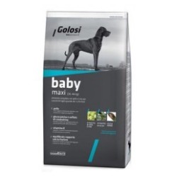 Golosi Baby maxi con pollo e riso per cuccioli di taglia grande da 1 a 16 mesi da kg 12