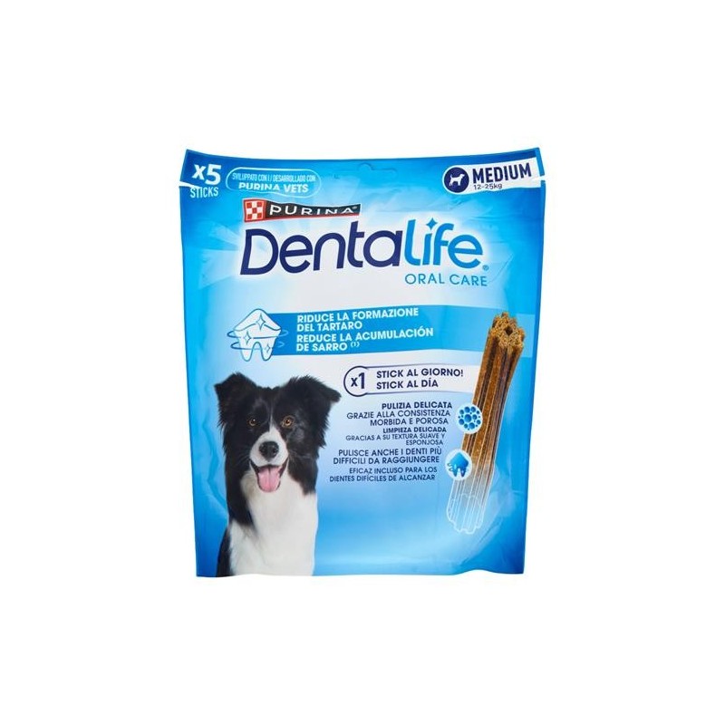 Purina Dentalife Medium per cani 12 - 25 kg da 115 gr X 5 Sticks