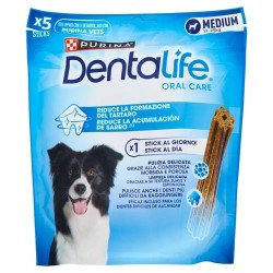 Purina Dentalife Medium per cani 12 - 25 kg da 115 gr X 5 Sticks