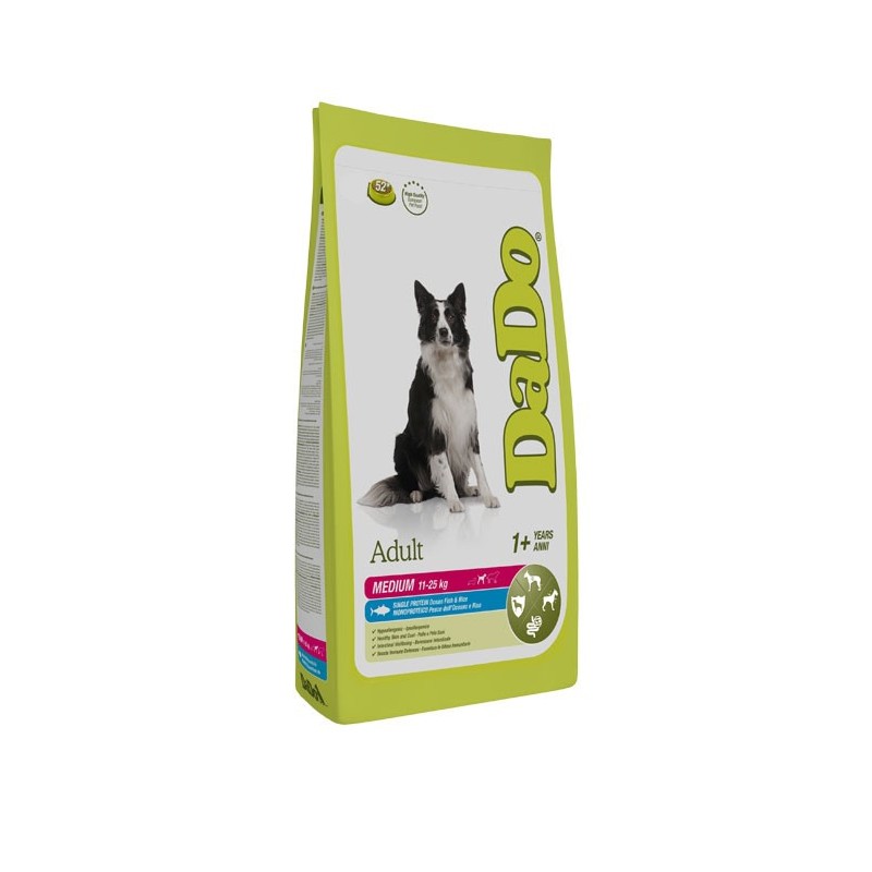 DADO Adult Maintenance Medium Breed Pesce dell'Oceano e Riso 12 kg