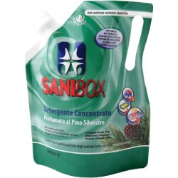 Sanibox Detergente Igienizzante elimina odori da 1 litro Profumazione Pino Silvestre