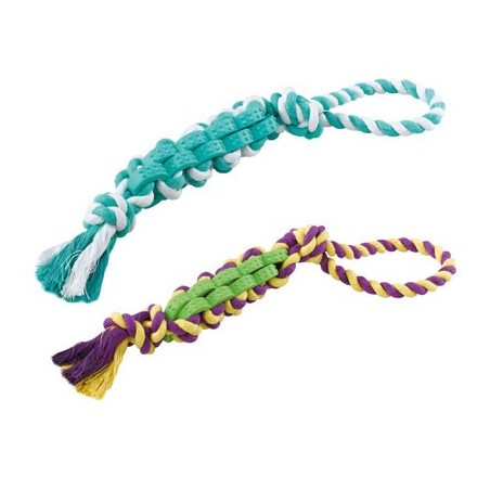 Ferplast Intreccio Gioco per cani in cotone e gomma dura small Pa 6420