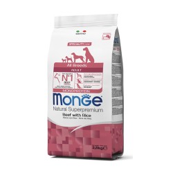 Monge Superpremium All Breeds Adult Monoproteico Manzo con Riso da kg 12