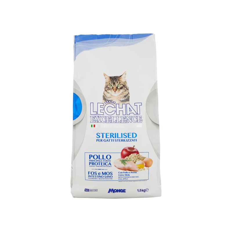 Monge Lechat Excellence Sterilised Pollo da 1,5 kg