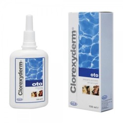 ICF CLOREXYDERM OTO detergente auricolare per cani e gatti dea 150 ml