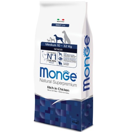 Monge SUPERPREMIUM MEDIUM Senior da 3 kg cane anziano