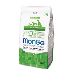 MONGE SUPERPREMIUM All Breeds Adult Coniglio, Riso e Patate da kg 2,5 cane