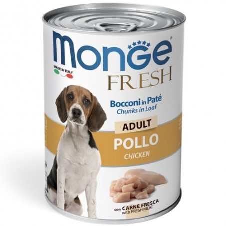 Monge Fresh Bocconi in Paté con Pollo  Adult da gr 400