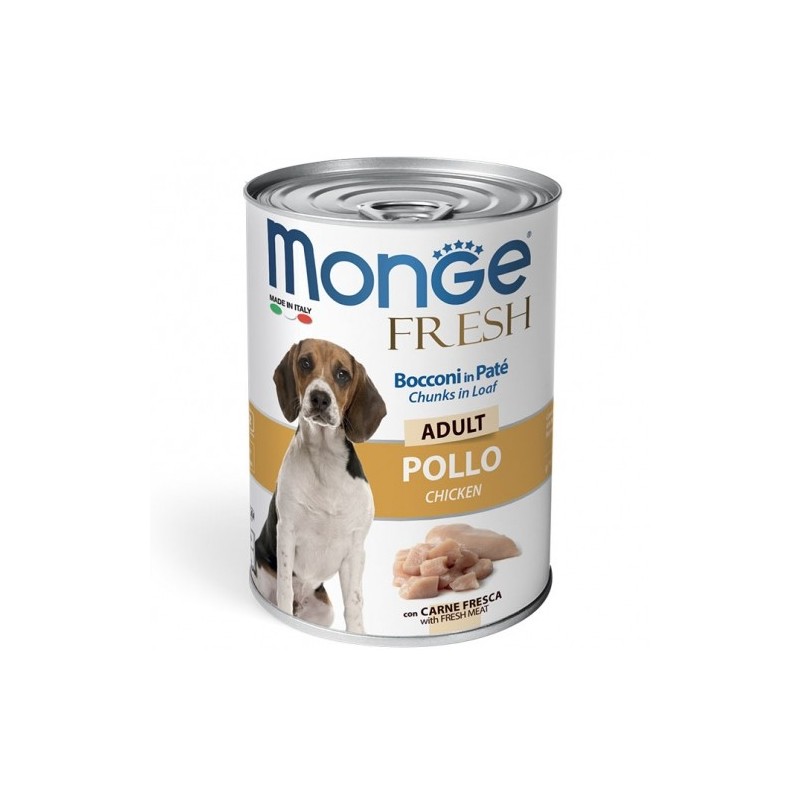 Monge Fresh Bocconi in Paté con Pollo  Adult da gr 400