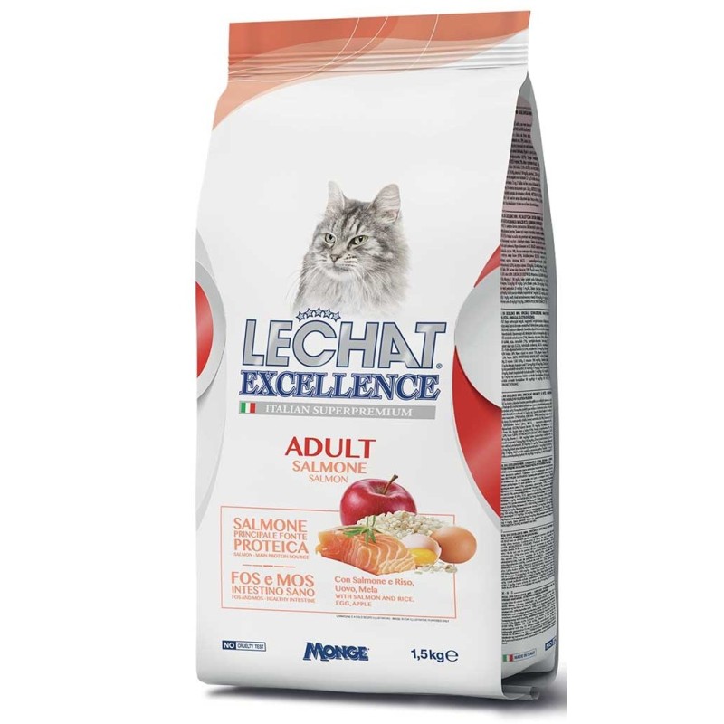 Monge Lechat Excellence Adult Salmone da kg 1,5