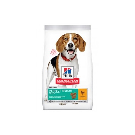 Hill's Science Plan Perfect Weight Medium Alimento per Cani con Pollo da kg 12