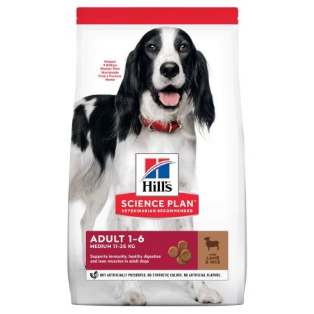 Hill's Science Plan Canine Adult Advanced Fitness Medium Agnello & Riso 2,5 Kg secco