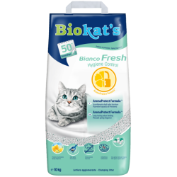 Biokat’s Bianco Fresh 10 kg Lettiera Agglomerante Profumata per Gatti