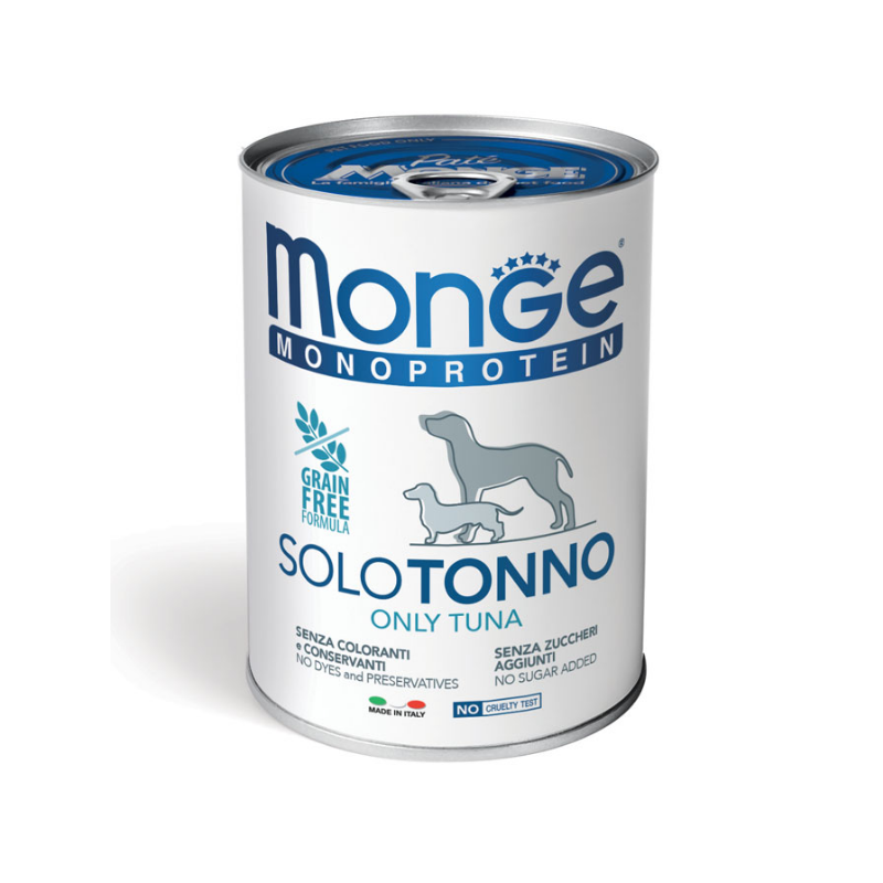 Monge SUPERPREMIUM Monoproteico Solo tonno 400gr