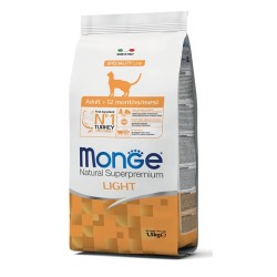 Monge Natural Superpremium Gatto Adult Light Tacchino da kg 1,5