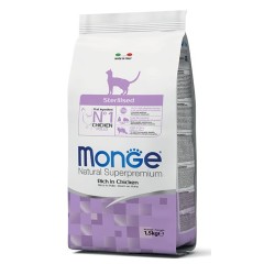 Monge Natural Superpremium Gatto Adult Sterilizzato Ricco di Pollo da gr 400