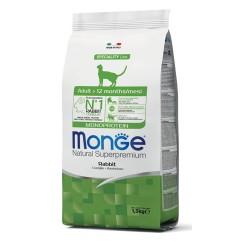 Monge Natural Superpremium Monoproteico Gatto Adulto Coniglio da kg 1,5 