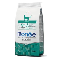 Monge Natural Superpremium Gatto Adulto Hairball Ricco di Pollo da gr 400