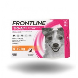 Boehringer Ingelheim Frontline Tri-Act Spot-On Antiparassitario per Cane S da 6 Pipette da 5 - 10 kg 