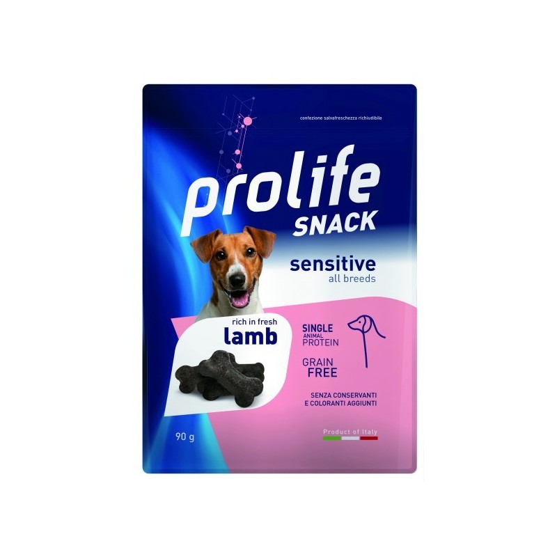 Prolife Dog Snack Sensitive Grain Free Lamb 90 gr
