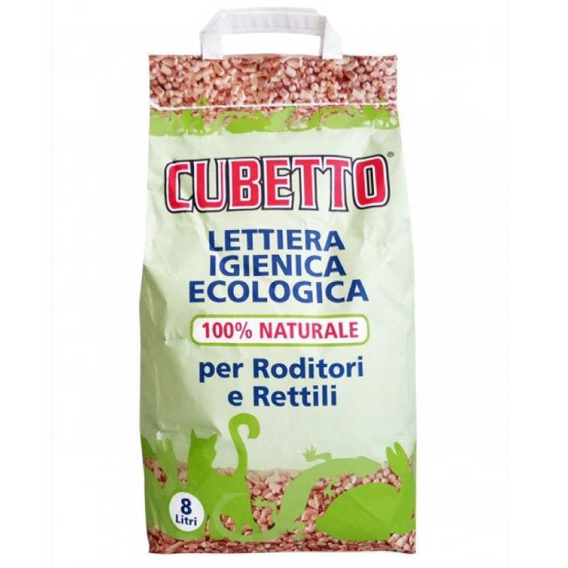 Lettiera Igienica Ecologica Cubetto 8 litri 5 kg