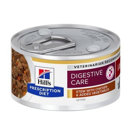 Hill' s Prescription Diet i/d spezzatino per gatti con pollo e verdure aggiunte da 82 gr