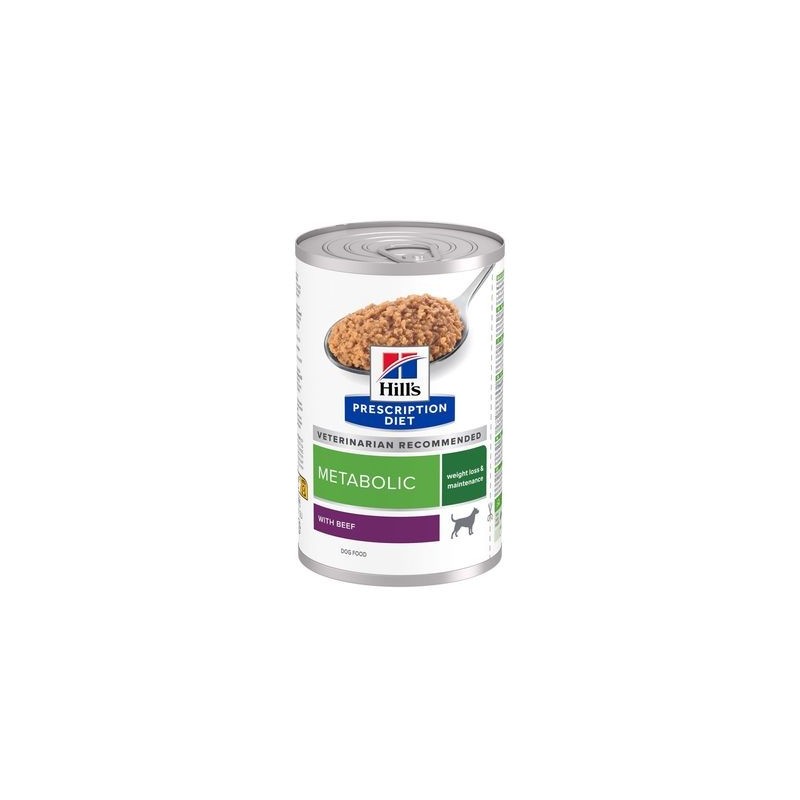 Hill's Prescription Diet Metabolic Canine Original Perdita e Mantenimento Peso 370 gr Umido con Manzo