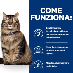 Hill' s Prescription Diet i/d Gastrointestinal Biome Spezzatino per gatti con pollo e verdure aggiunte da 82 gr